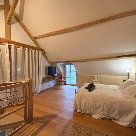 Manoir Xv Et Grange Avec Piscine Chauffee Privee