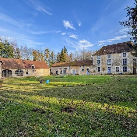 Manoir Xv Et Grange Avec Piscine Chauffee Privee Saint-Ouen-de-la-Cour