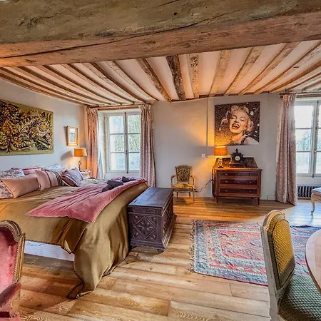 Manoir Xv Et Grange Avec Piscine Chauffee Privee
