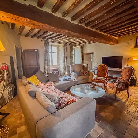Manoir Xv Et Grange Avec Piscine Chauffee Privee Villa
