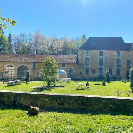 Manoir Xv Et Grange Avec Piscine Chauffee Privee Saint-Ouen-de-la-Cour