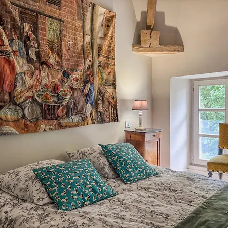 Manoir Xv Et Grange Avec Piscine Chauffee Privee 度假居 *