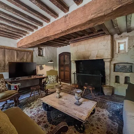 Manoir Xv Et Grange Avec Piscine Chauffee Privee