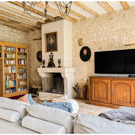 Manoir Xv Et Grange Avec Piscine Chauffee Privee Saint-Ouen-de-la-Cour