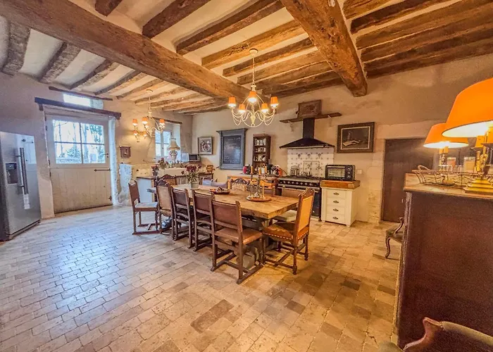 Manoir Xv Et Grange Avec Piscine Chauffée Privée *