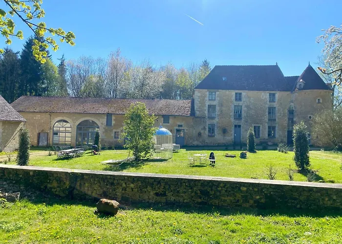 Manoir Xv Et Grange Avec Piscine Chauffée Privée