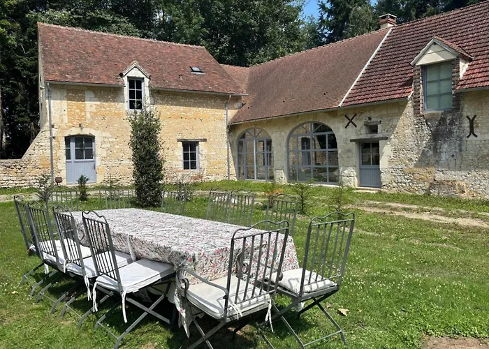 Manoir Xv Et Grange Avec Piscine Chauffée Privée *
