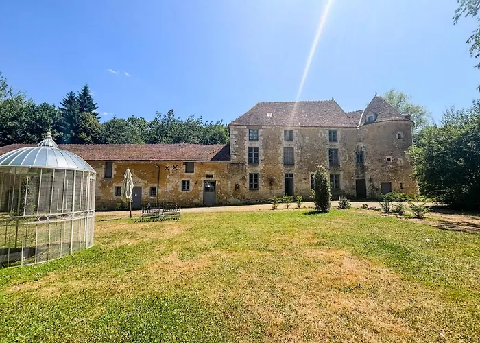Manoir Xv Et Grange Avec Piscine Chauffée Privée Hébergement de vacances *